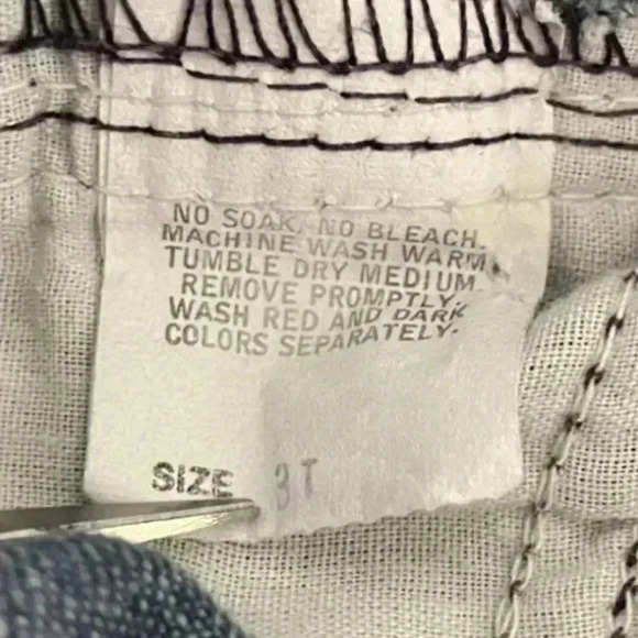 OshKosh 3T Vintage Denim Overalls - Picture 7 of 7